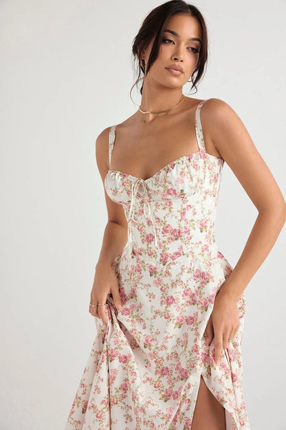 VALENTINA | Robe bustier florale